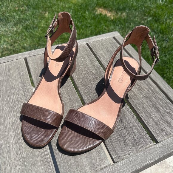 EUC Madewell Alice Block Heel Sandals - Picture 2 of 5